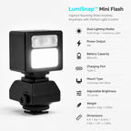 LumiSnap™ Mini Flash — Capture Stunning Shots Anytime, Anywhere with Perfect Light Control