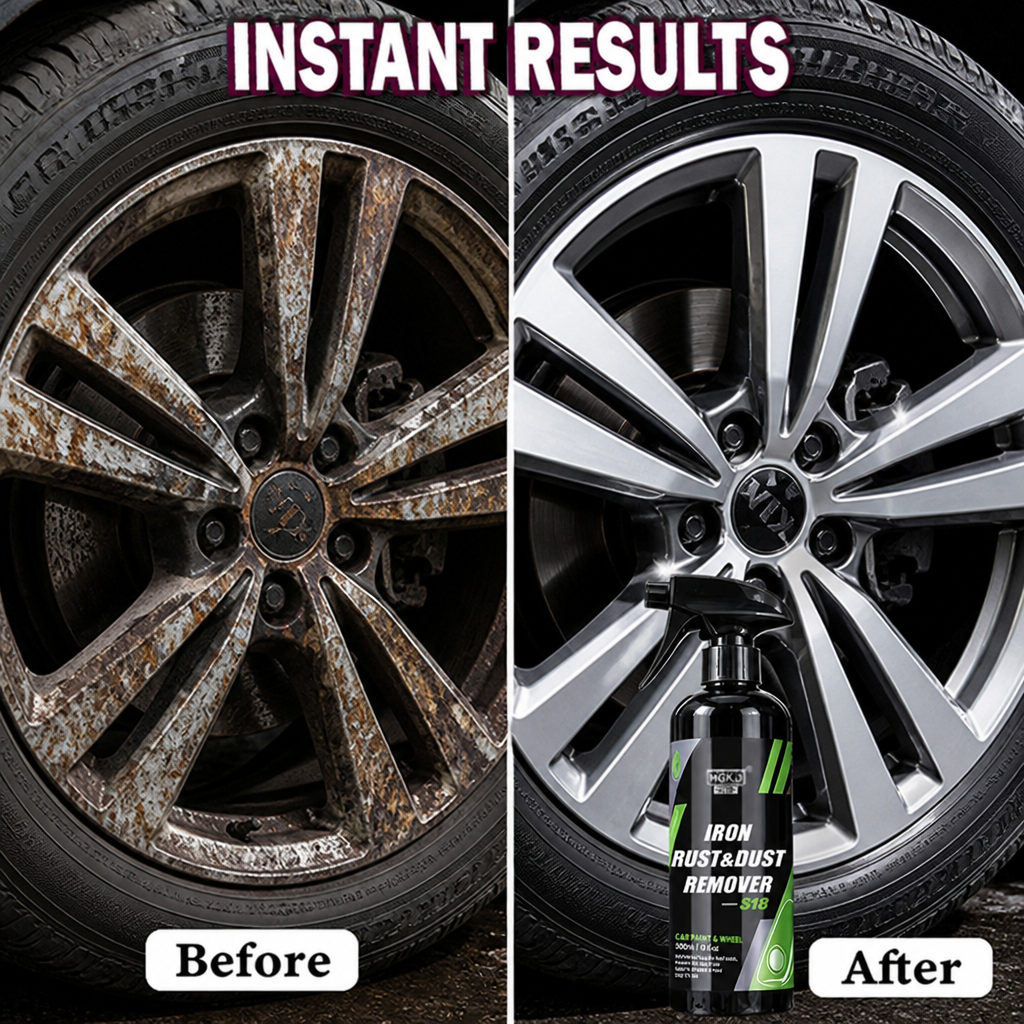 SteelSheen™ — Watch Rust Vanish and Wheels Glow Like New Instantly