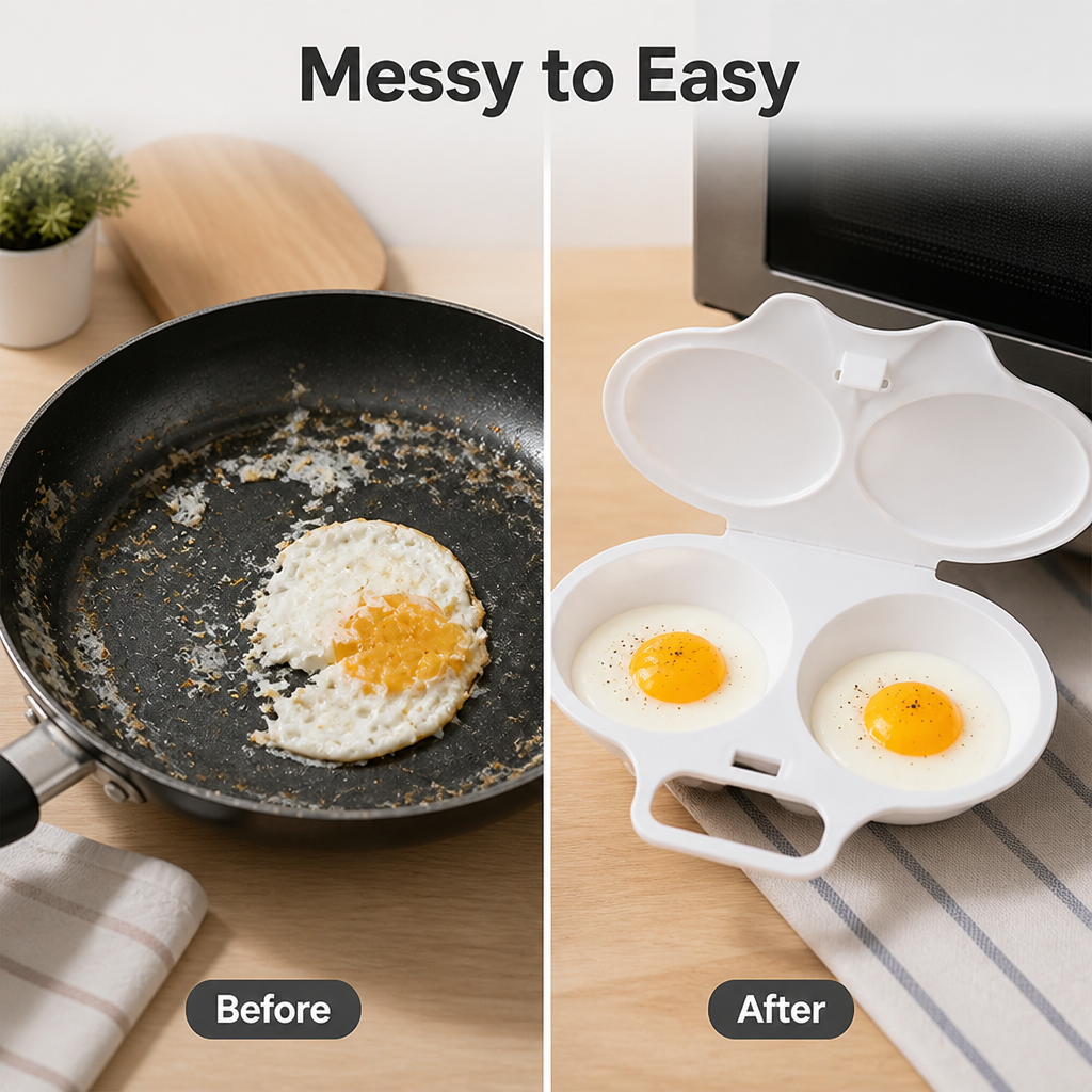 PowerPoach™ — Perfectly Steamed Eggs That Power Your Morning Without the Mess