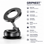 GripNest™ — Drive Calm and Confident with a Phone That Stays Put