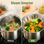 SteraFlex™ Steamer Basket — Unlock Flawless Flavor and Effortless Kitchen Confidence