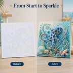 TidalGleam™ — Unwind as you create ocean art that makes your space shine