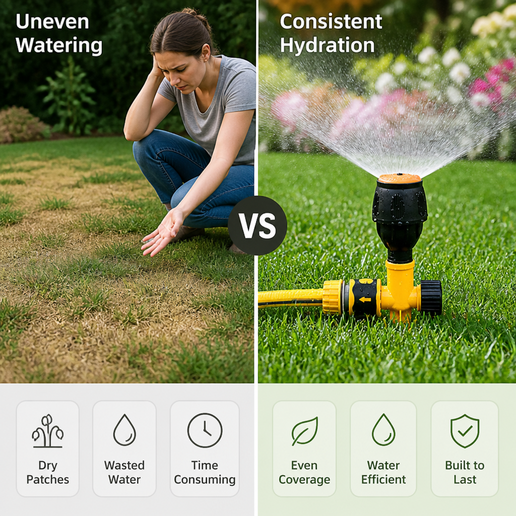 AquaVanta™ Rotary Irrigation Tripod — Master Every Inch of Your Garden with Effortless, Precise Hydration