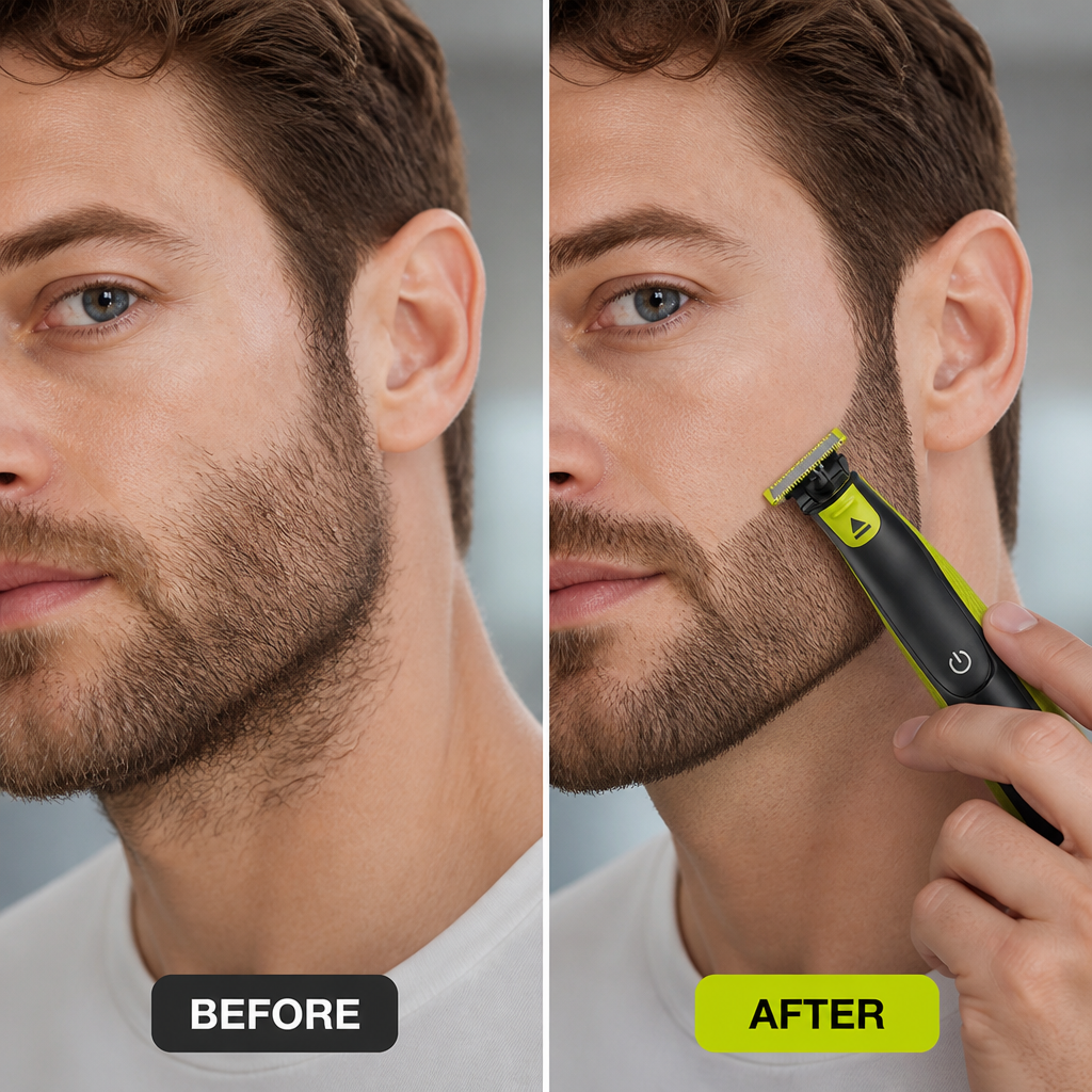 BladeContour™ — Glide Through Grooming with Effortless, Skin-Safe Precision