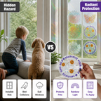 RadianceAura™ Window Jewels — Transform Your Glass into a Stunning, Safe Haven for Those You Love