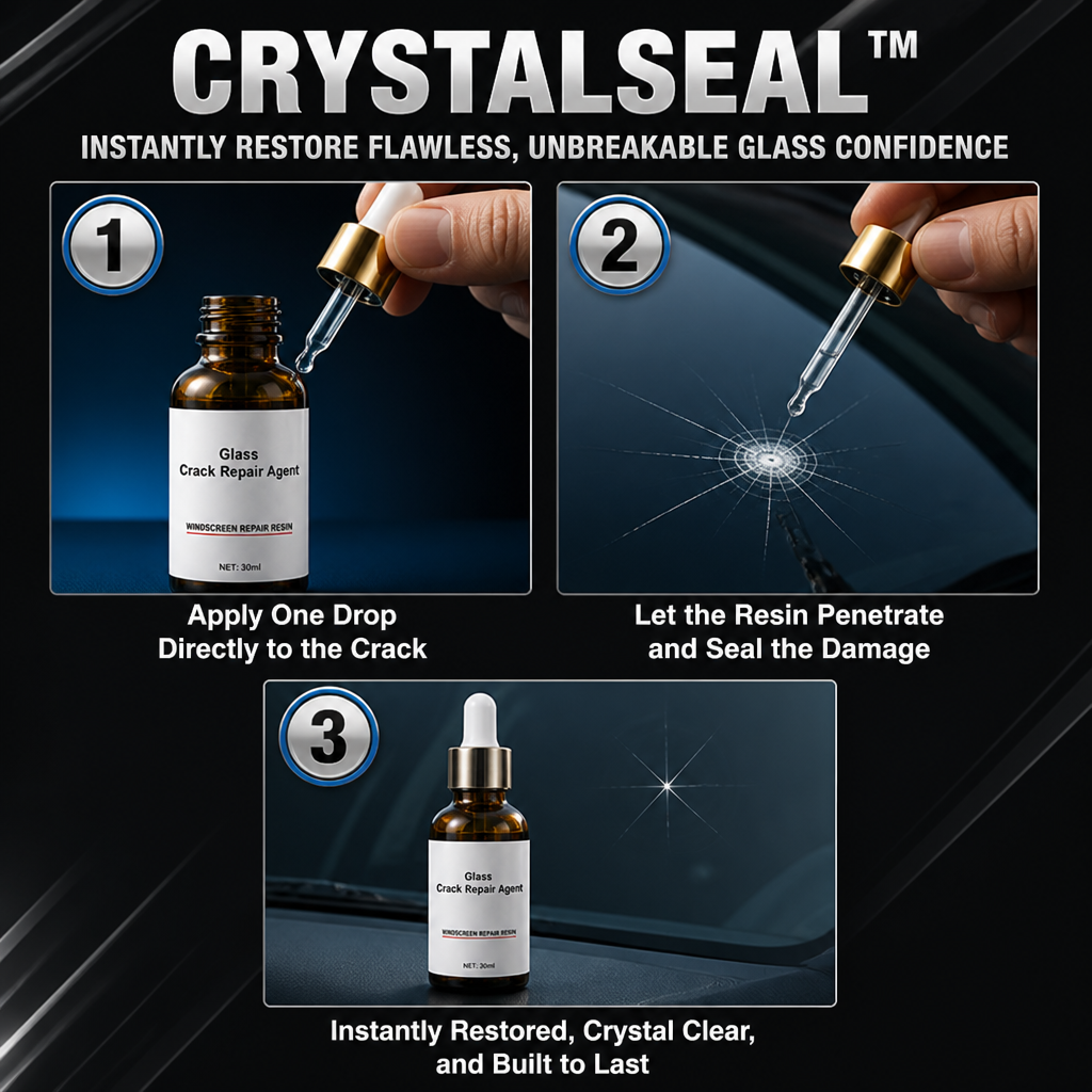 CrystalSeal™ — Instantly Restore Flawless, Unbreakable Glass Confidence