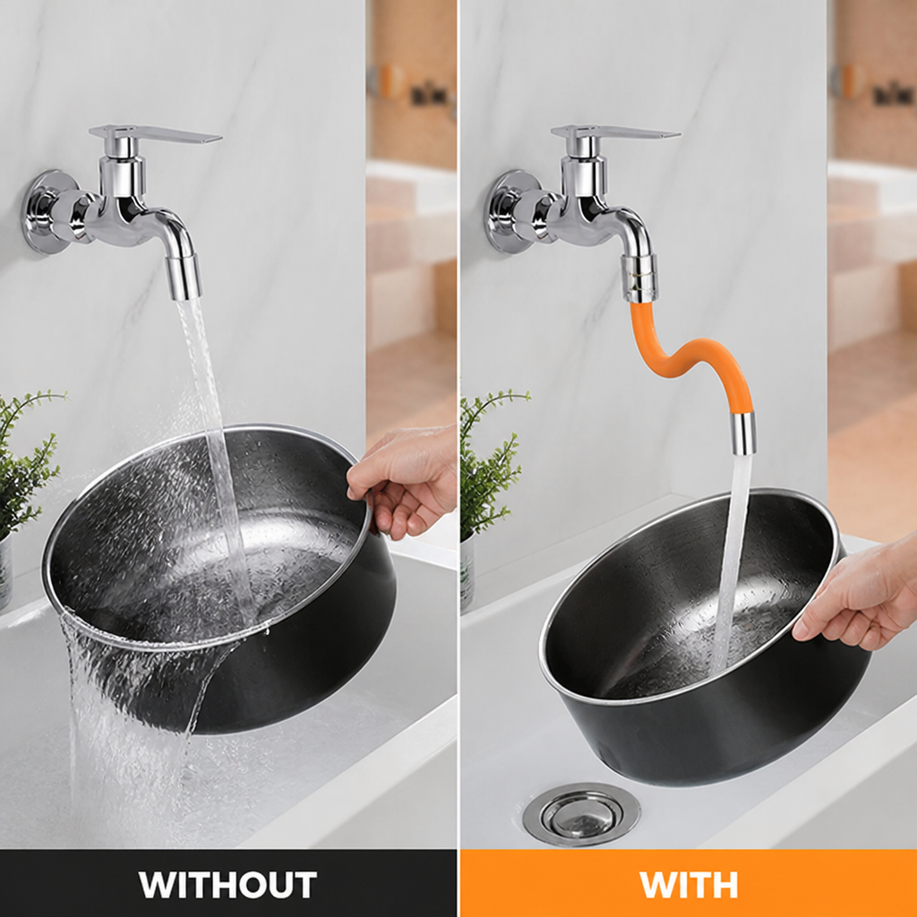 RinseReach™ — Rinse Every Corner Without Wrestling Pots and Pans
