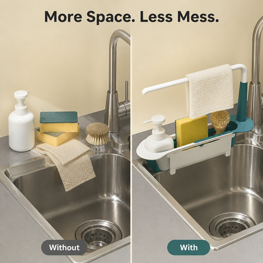 TidyFlow™ — Reclaim your counter for a cleaner, calmer kitchen