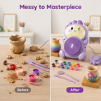 SilkSpin™ Clay Studio — Unlock Your Child’s Creative Confidence with Every Spin and Splash