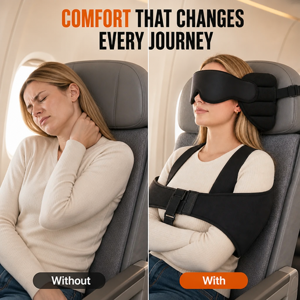 VeloraNest™ — Wake Up Refreshed and Pain-Free, No Matter How Long the Journey
