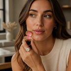 LumeAura™ — Instant Lip Hydration Wrapped in Radiant 14K Gold Elegance