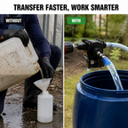 FlowPilot™ — Harness Your Drill’s Power to Move Liquids Lightning Fast and Effortlessly