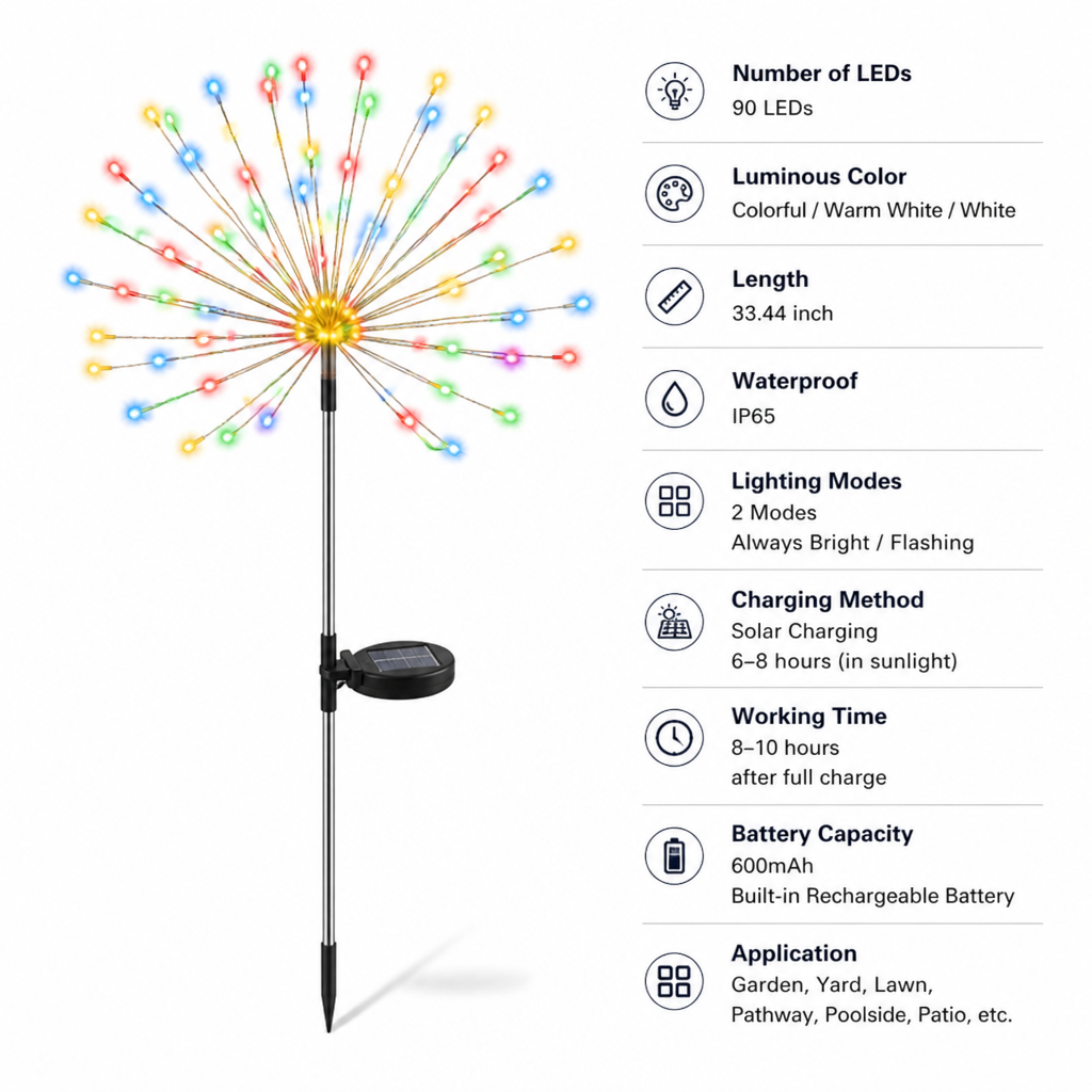 Sparklune™ — Light Up Your Garden Like Fireworks With Solar Power