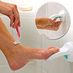 Repose-pieds de douche pratique pour un confort optimal