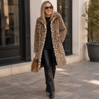 WildFierce™ Leopard Mid-Length Jacket — Ignite Confidence with Lightweight, Cozy Warmth That Commands Attention