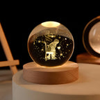 Boule de cristal lumineuse