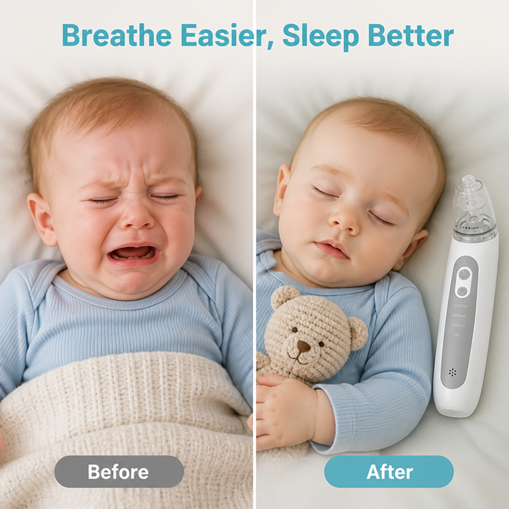 NasoEase™ — Make Stuffy-Nose Care Feel Easier for You and Your Baby