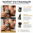VeroTrim™ 3-in-1 Grooming Kit — Own Every Detail With Effortless, Pain-Free Precision