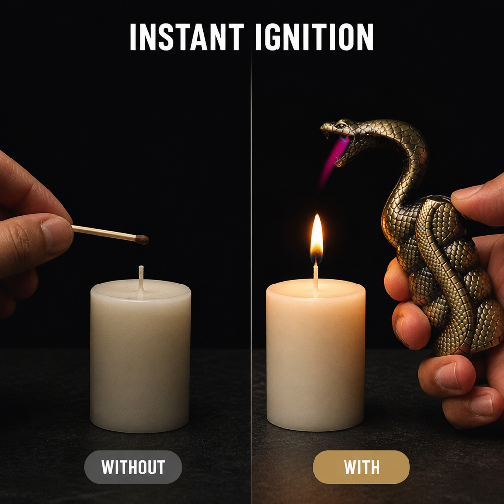 ViperFlame™ — Ignite Fierce Confidence with Every Bold Spark