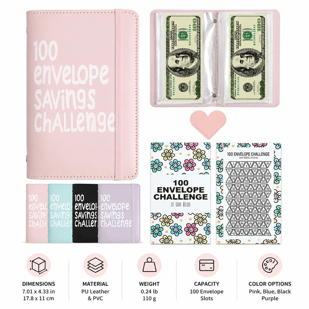 Savvelope™ — Turn Saving Money Into a Fun Challenge You Will Finish