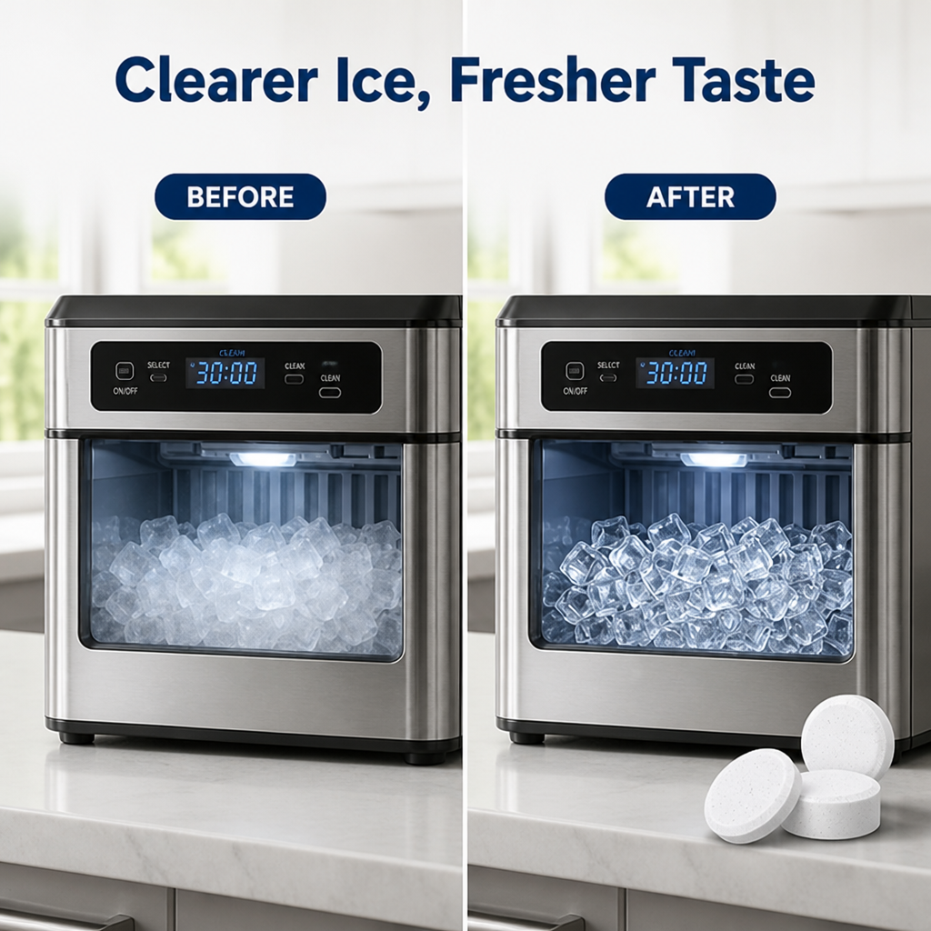 FrostFlow™ — Bring Back Clear, Fresh-Tasting Ice Without Taking Your Machine Apart