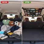 SkyNest™ Overhead Cargo Net — Instantly Clear Your Cabin for Calm, Spacious Drives