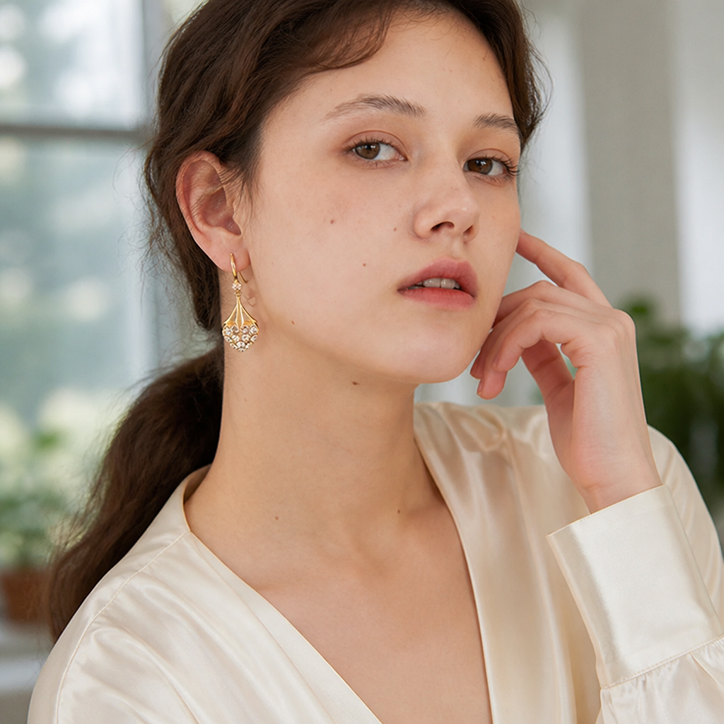 RadiantAura™ Diamond Heart Earrings — Ignite Endless Sparkle and Captivate Every Room