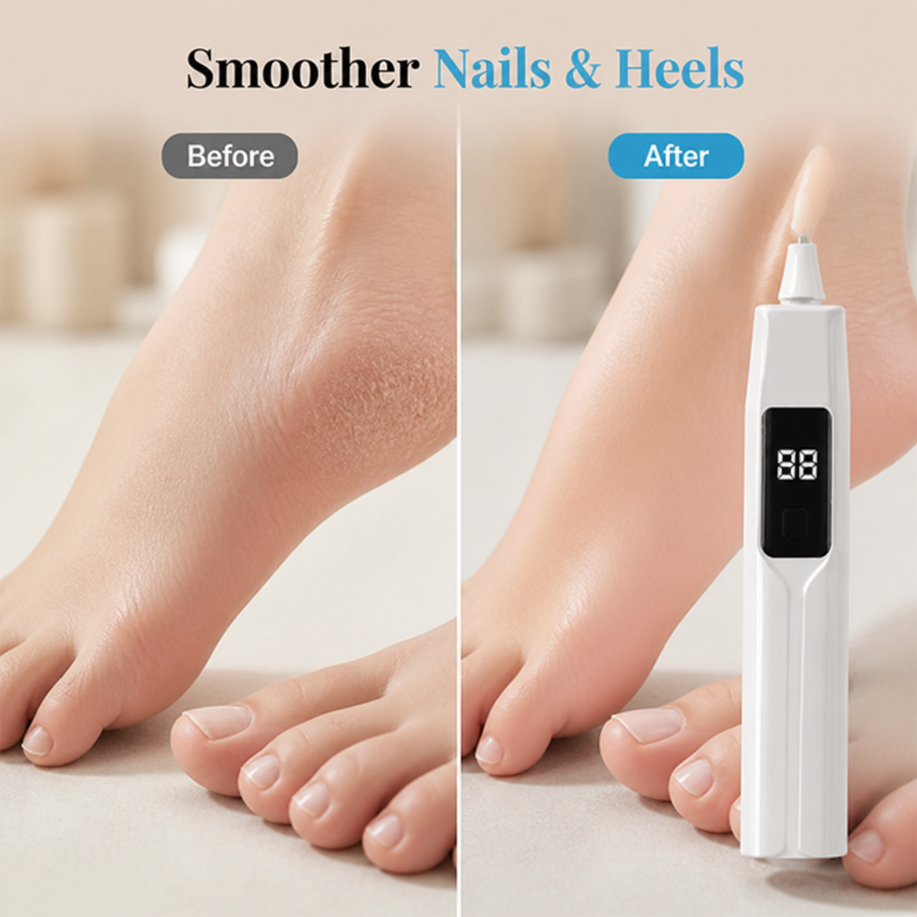 VelvaNail™ — Smooth Heels, Polished Nails, and a Little More Confidence at Home