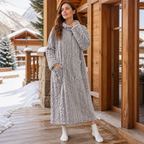 Velvora™ Coral Fleece Long Robe — Wrap Yourself in Unmatched Warmth and Everyday Luxury