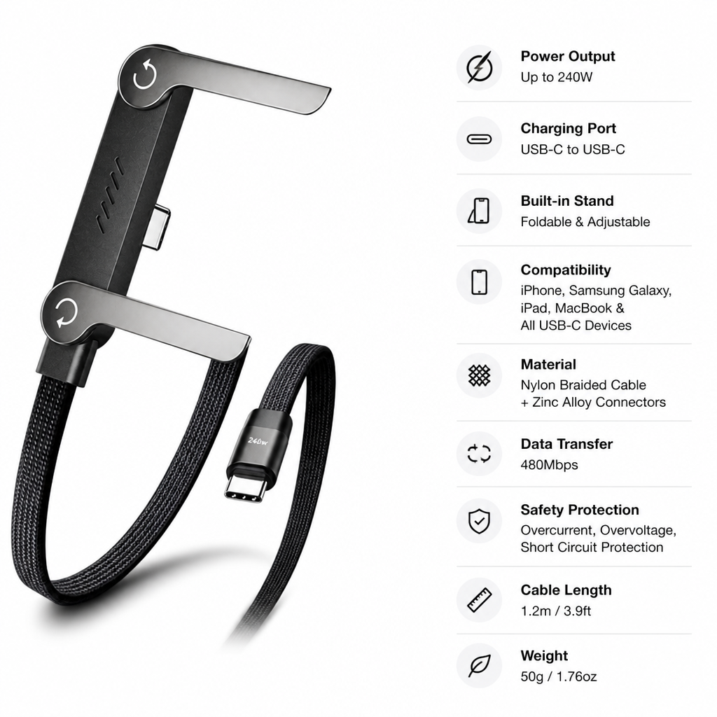 VoltEdge™ — Unleash Lightning-Fast Power and Hands-Free Freedom Anywhere