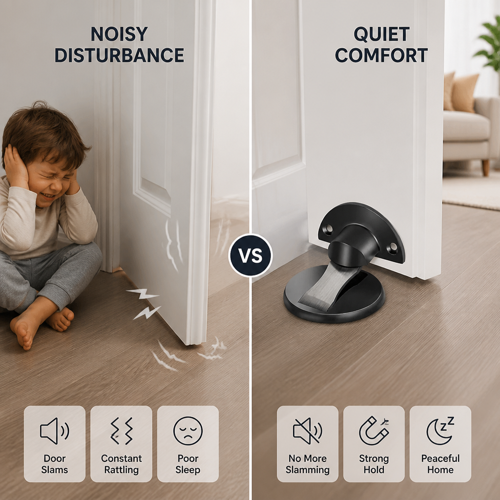 SilentGrip™ — Enjoy Absolute Peace with Every Door That Never Slams or Rattles