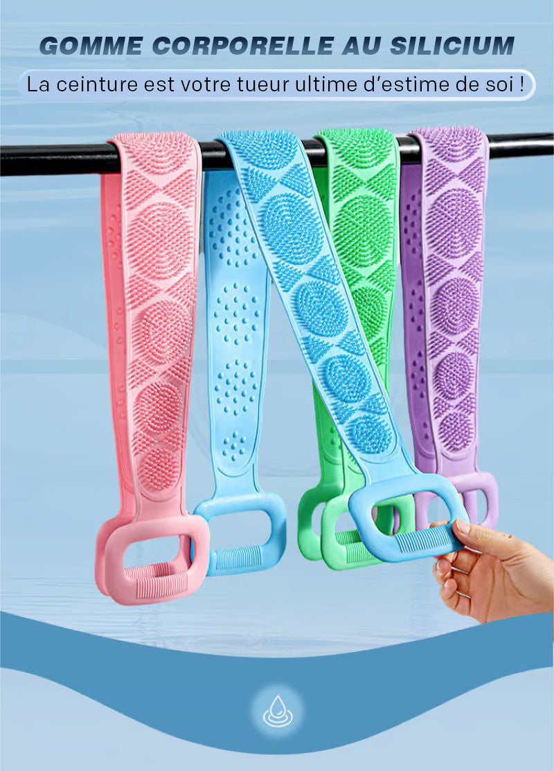 Silicone Bath Belt Exfoliating Brush