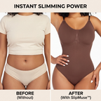 SlipMuse™ Spandex Bodysuit Thong — Shape Your Confidence with All-Day Comfort