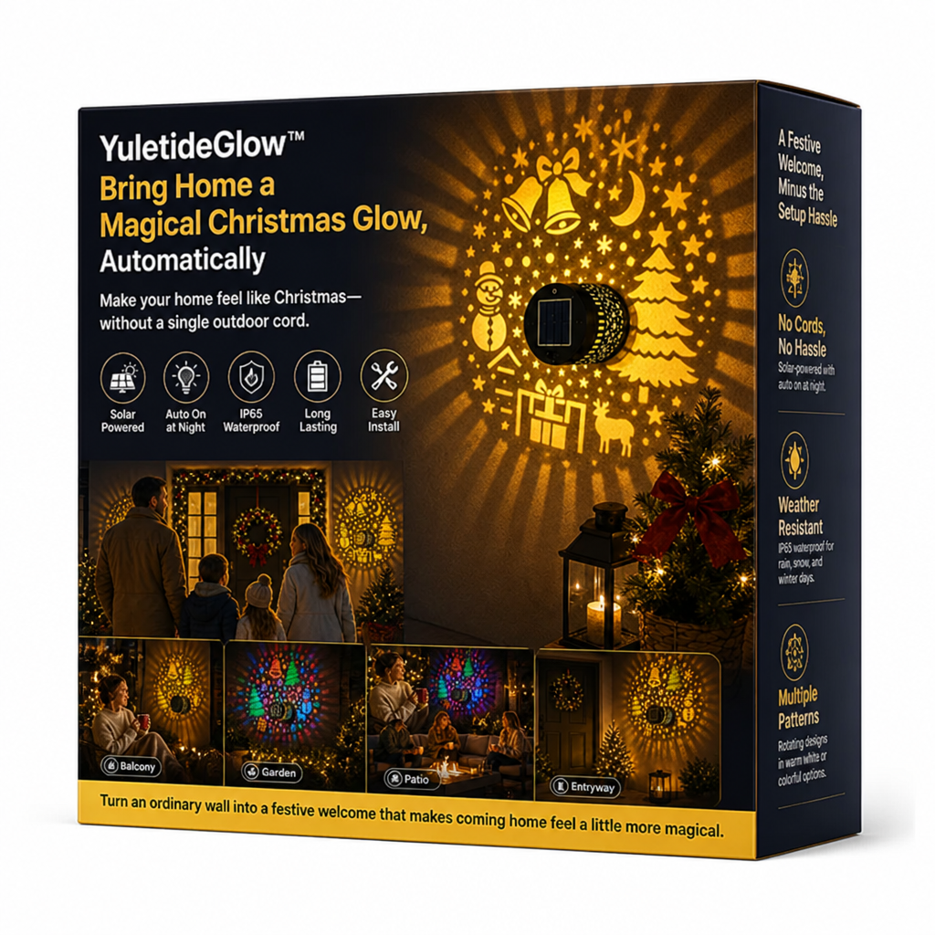 YuletideGlow™ — Bring Home a Magical Christmas Glow, Automatically