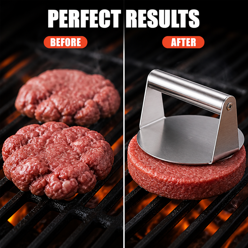 The GrillCraft Pro™ — Perfect Patties that Turn Every Meal into a Celebration