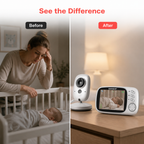 NurturaView™ Baby Monitor — Feel close to your baby, even from another room