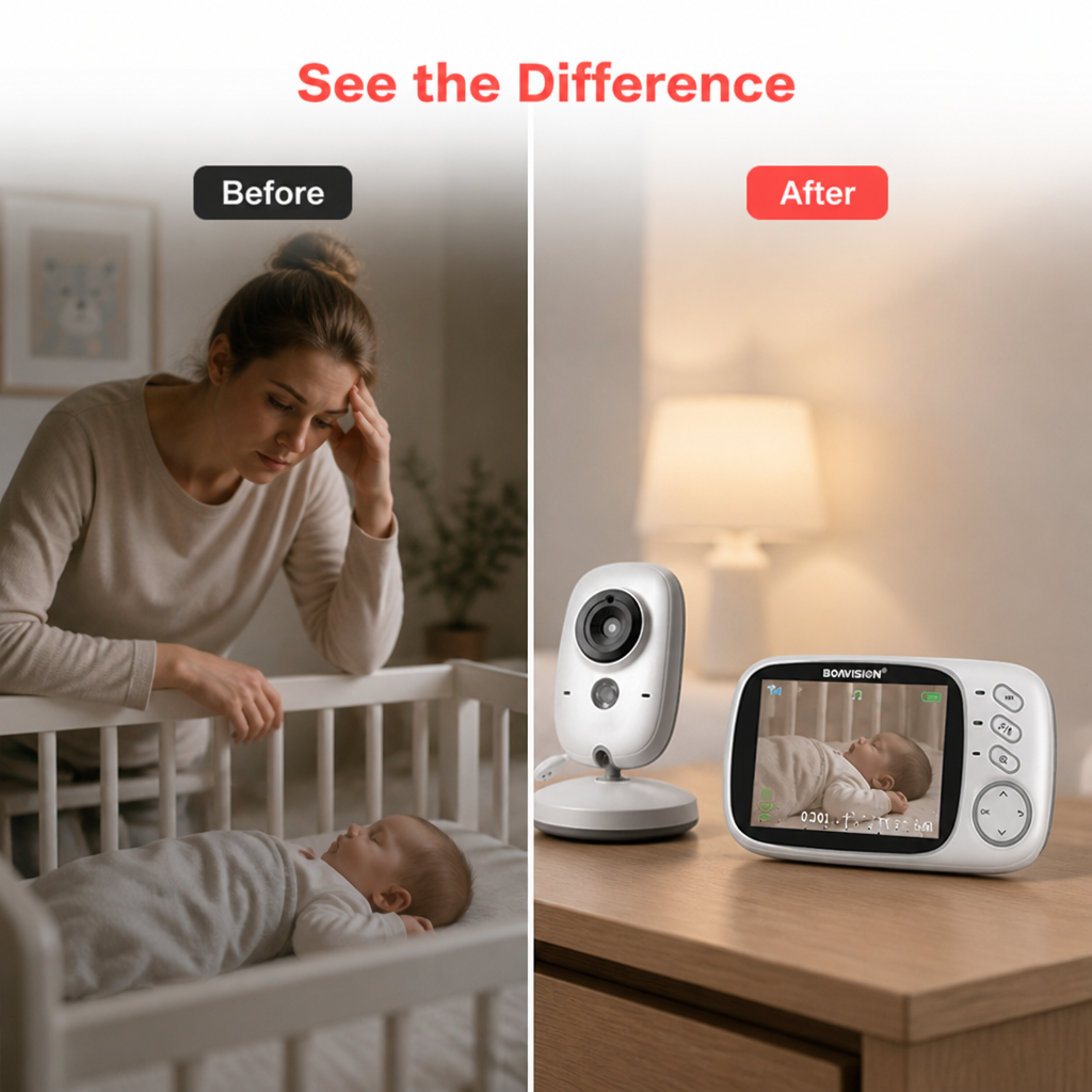 NurturaView™ Baby Monitor — Feel close to your baby, even from another room