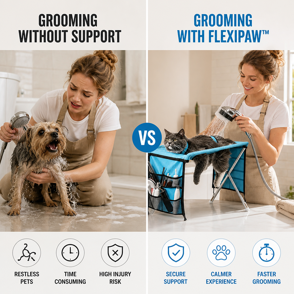 FlexiPaw™ — Transform Chaos into Calm for Every Grooming Session
