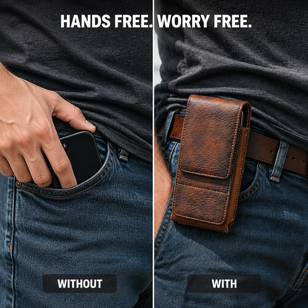 ViraGuard™ Waist Belt Pouch — Keep Your Phone Secure, Your Hands Free, and Your Style Unstoppable