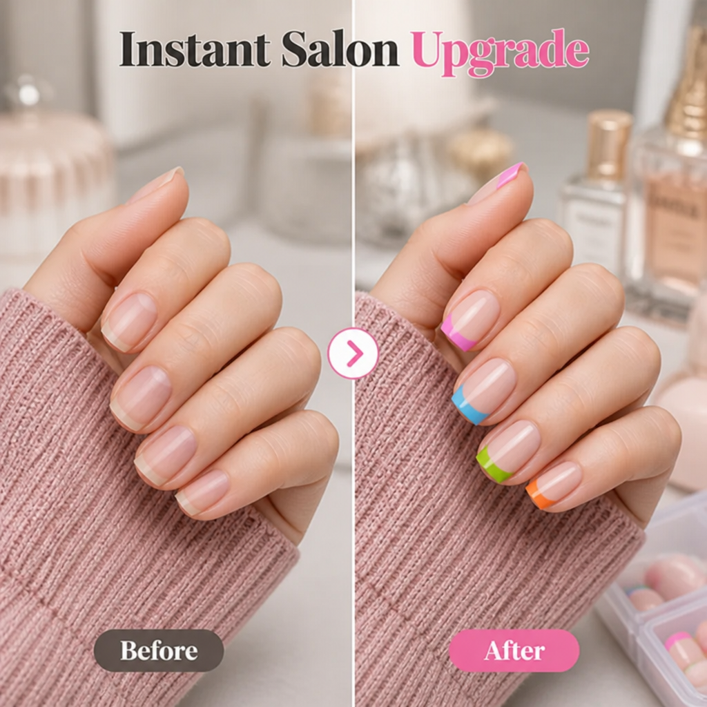 LumeLuxe™ Color Burst Nails — Unleash Instant Glam That Commands Attention Everywhere You Go