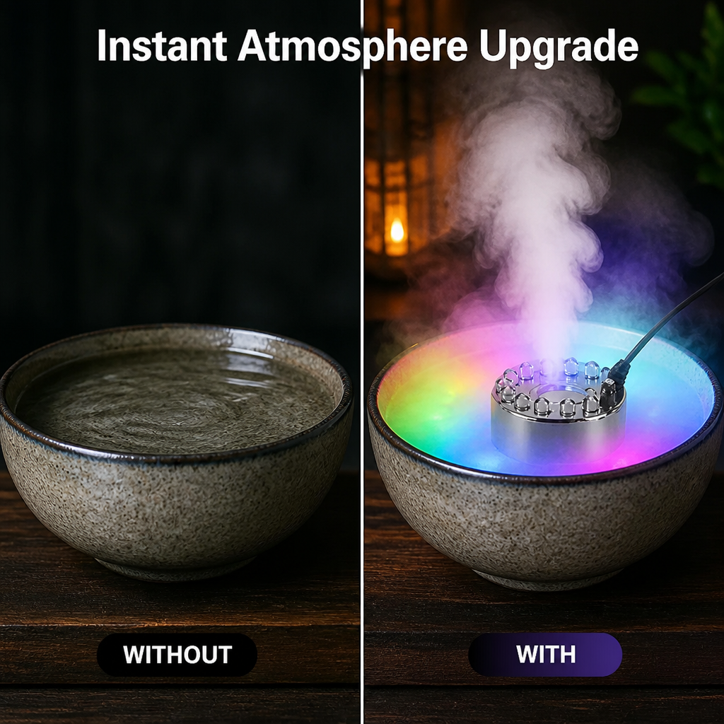 RamoraMist™ — Transform Your Space with Mesmerizing Mist and Color Magic