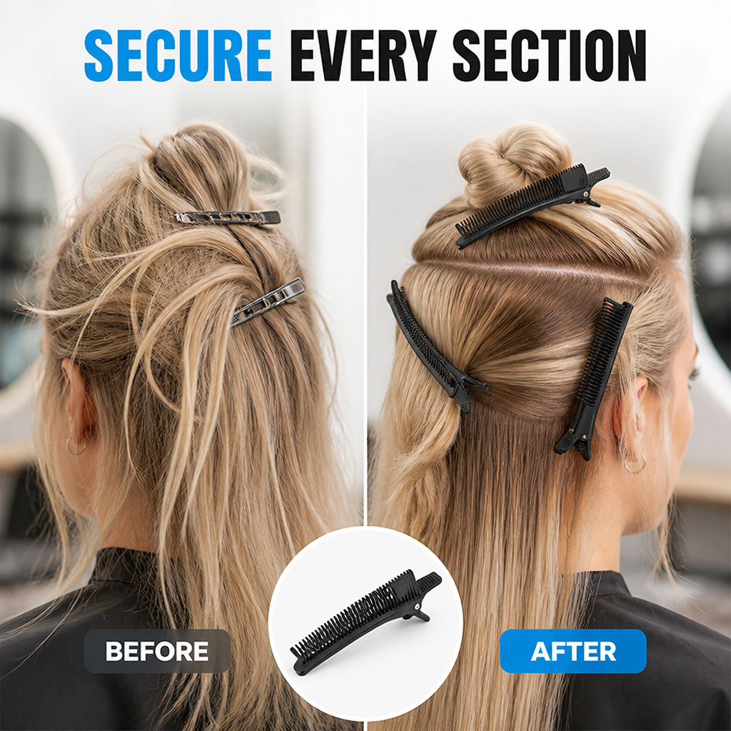 FlexiHold™ Hair Clips — Take Command of Every Strand with Rock-Solid Grip and Effortless Precision