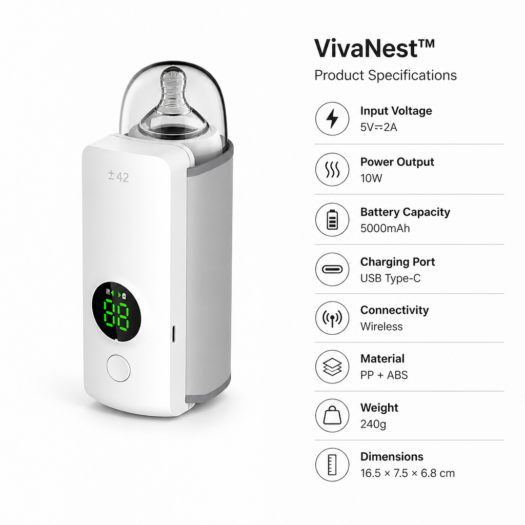 VivaNest™ — Fast, Wireless Warmth That Gives You Back Calm and Control