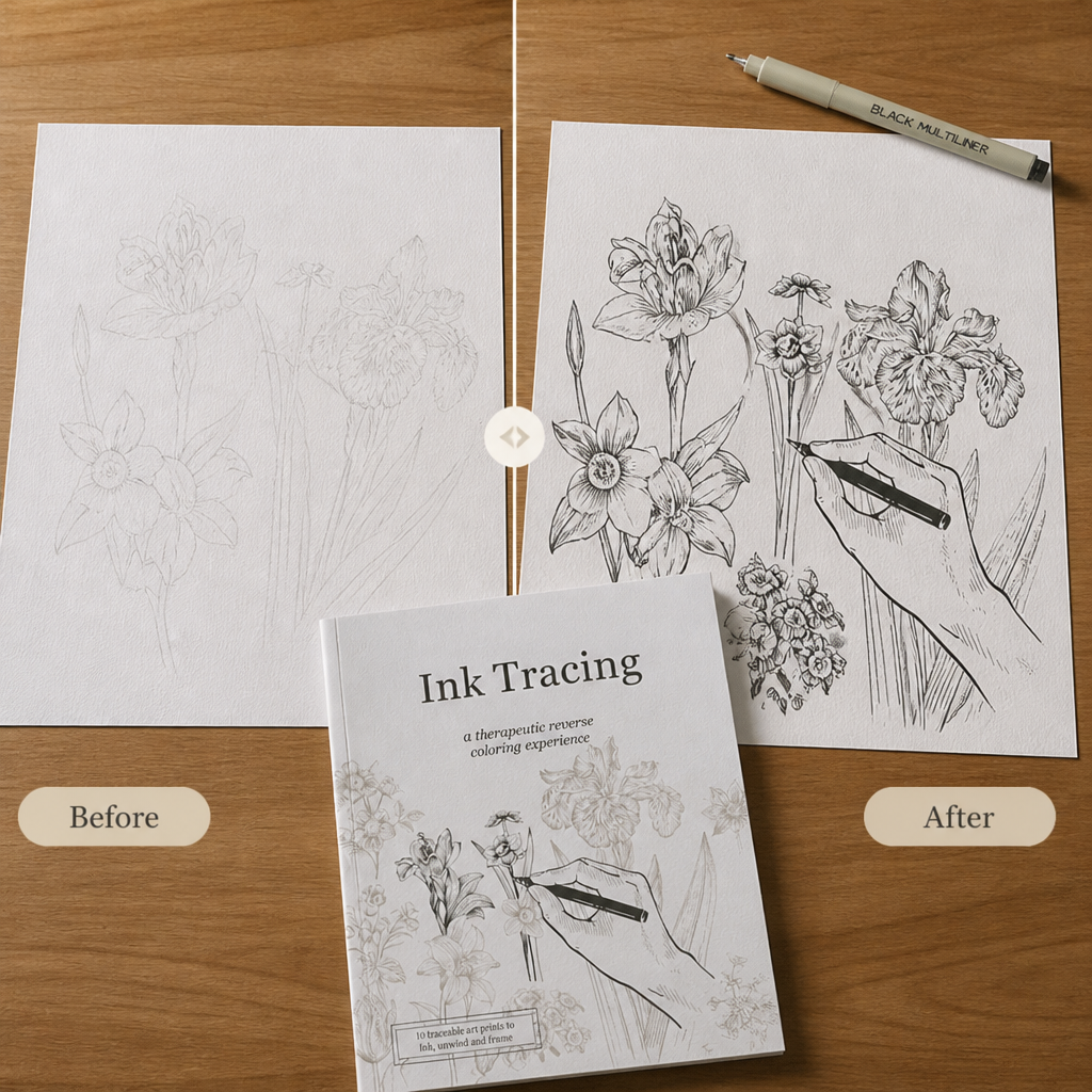 TraceBloom™ — Unwind, Create, and Frame Art You’ll Be Proud to Call Yours