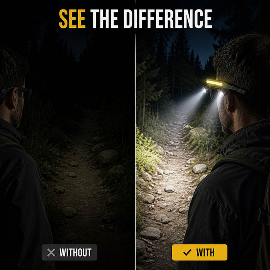 Luxivaro™ — Illuminate Every Detail, Free Your Hands, Own the Night