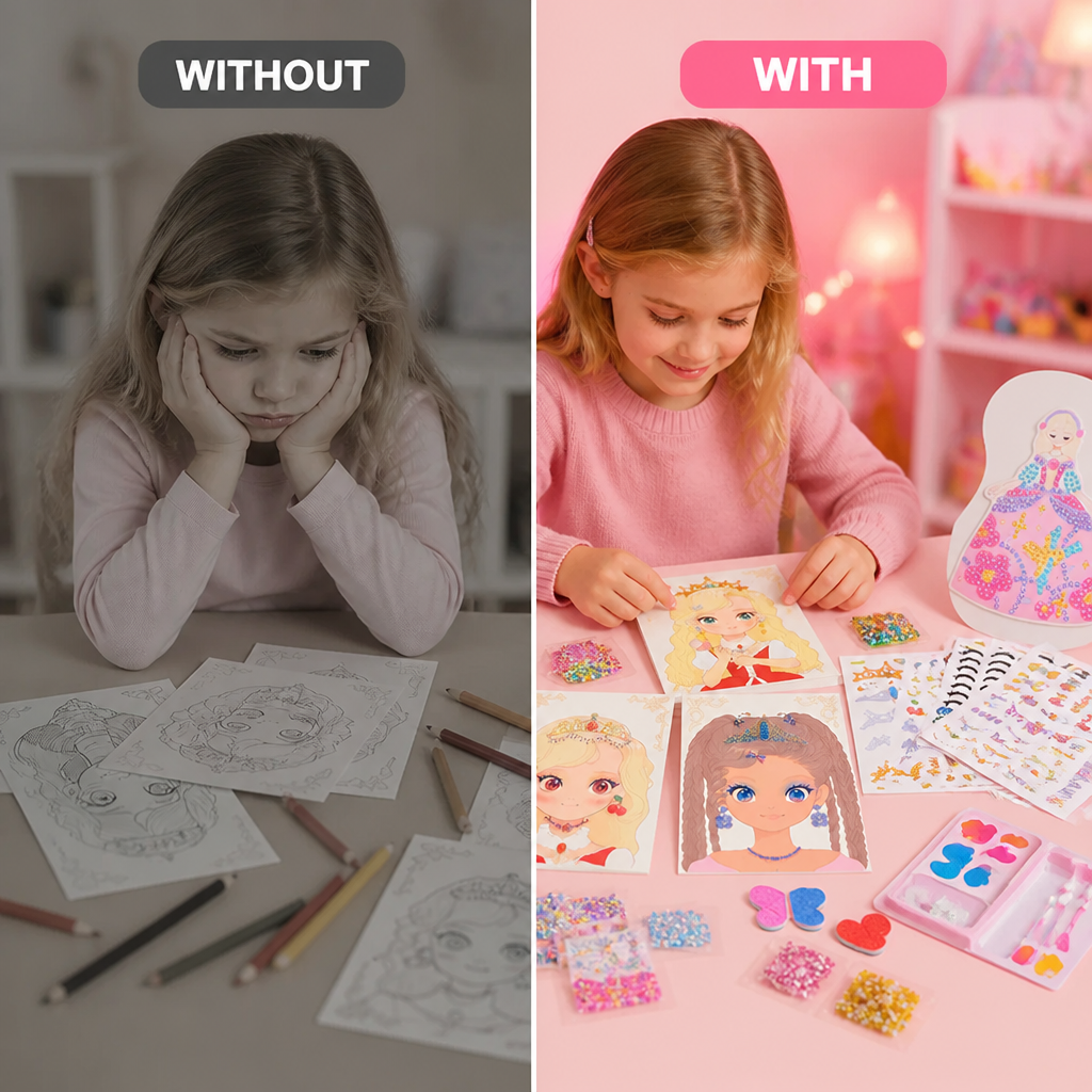 GlimmerPixie™ — Ignite Her Imagination with Sparkling, Screen-Free Glam Fun