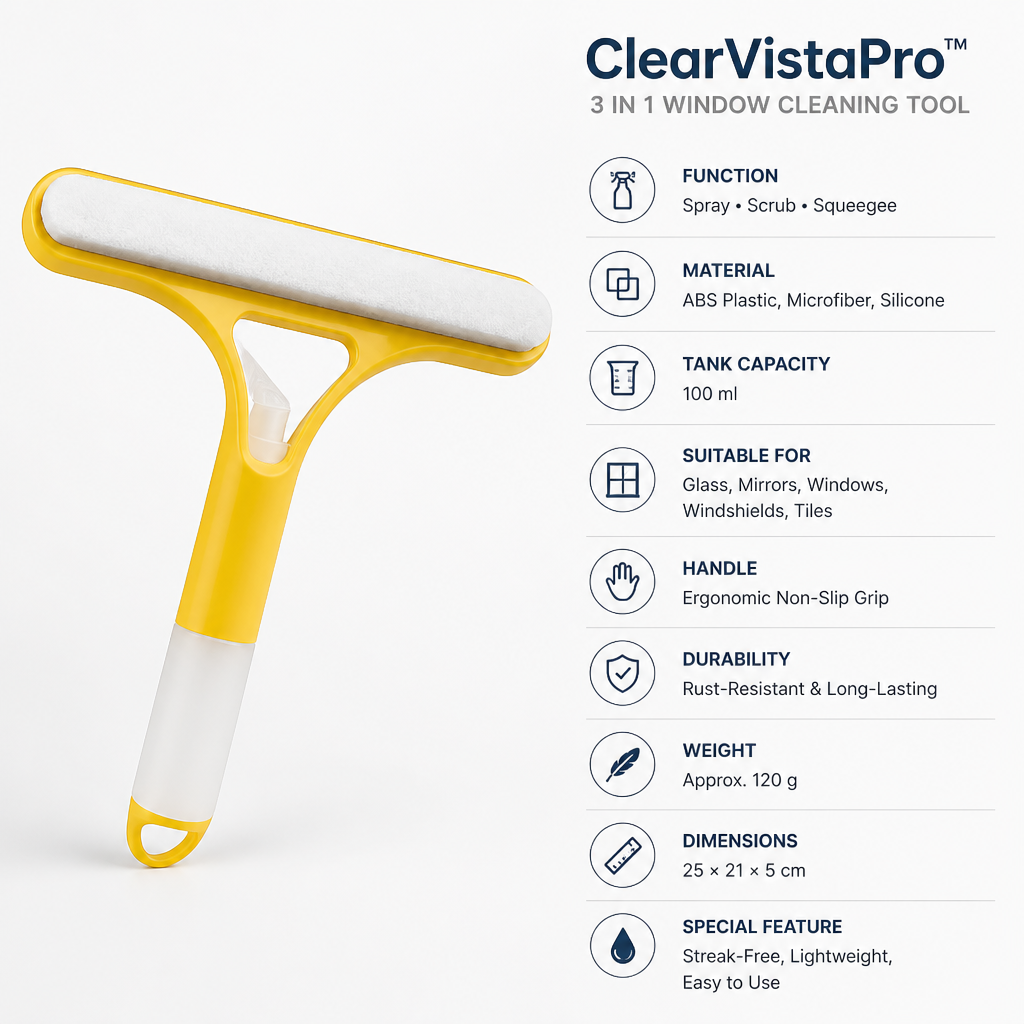 ClearVistaPro™ — Effortless Sparkle That Makes Every Surface Shine Like New