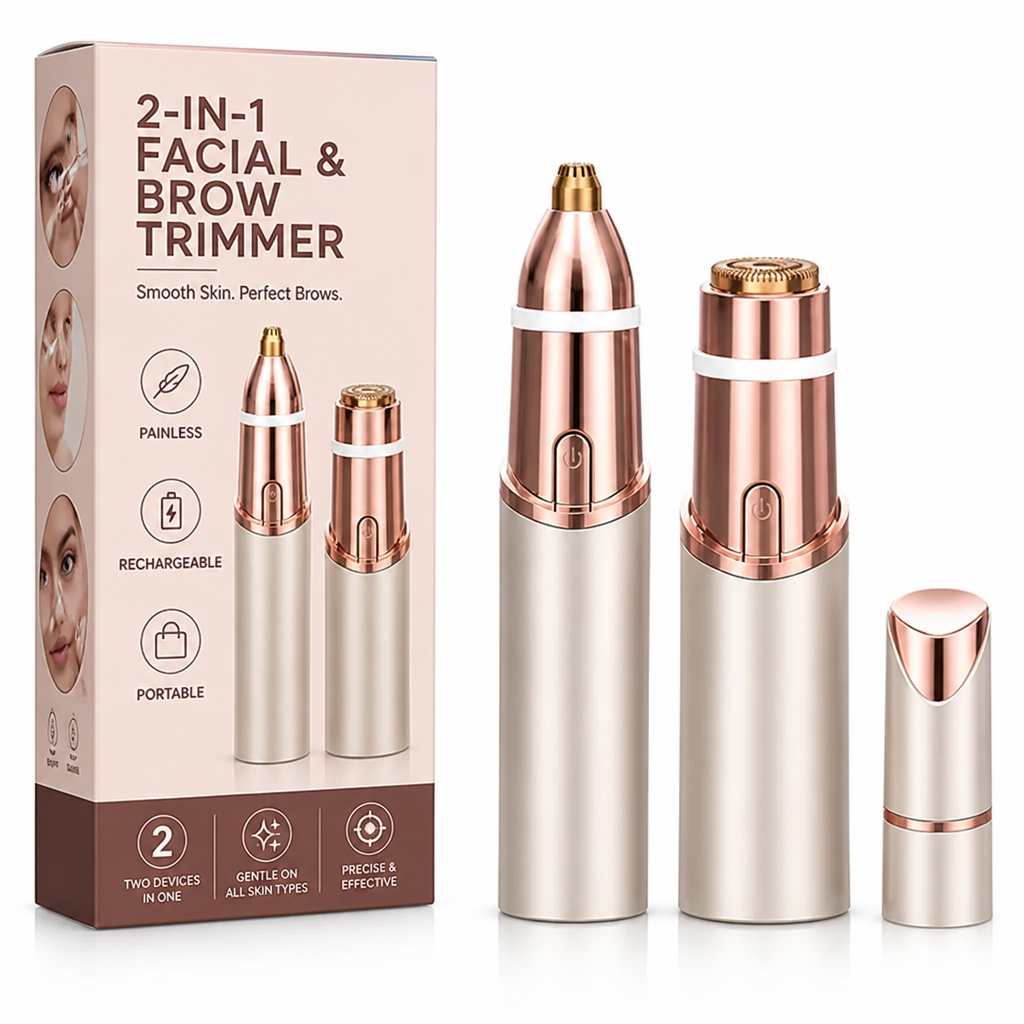 LumaSheer™ — Effortless Smoothness and Perfect Brows in One Gentle Glide