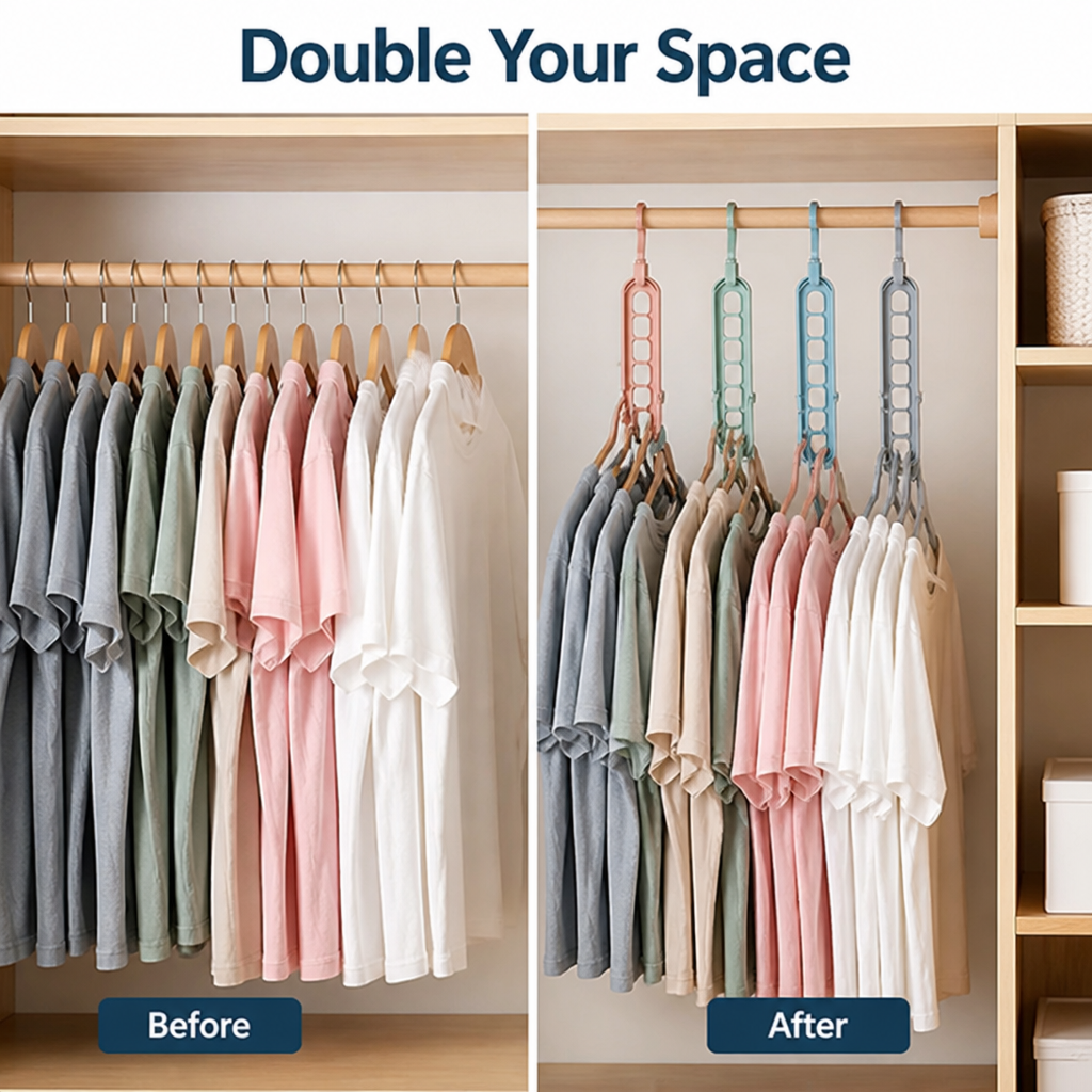 ClothivaFlex™ — Instantly Own a Closet That Feels Twice as Big and Finally Tidy