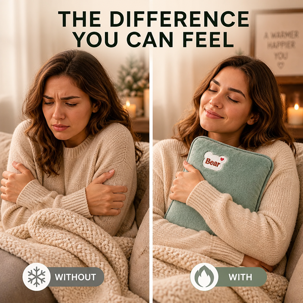 WarmEase™ — Wrap Yourself in Safe, Soothing Warmth Anytime, Anywhere